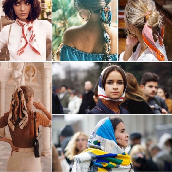 Vintage Square Scarf - Picture 7 of 8